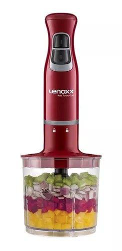 Mixer Processador 2 Em 1 Lenoxx Red Turbo 600 PMX405 Vermelho